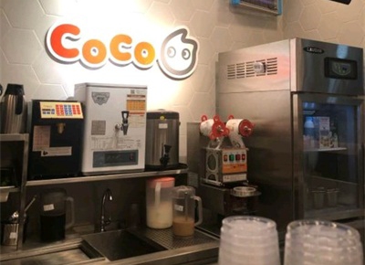 南充CoCo奶茶加盟店设备展示