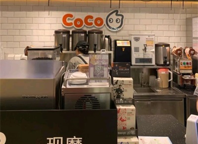 银川CoCo奶茶加盟店设备展示
